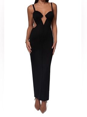JLUXLABEL | Dresses | Nwt Jluxlabel Gold Celestina Draped Maxi Dress M |  Poshmark